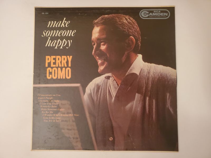 Perry Como Make Someone Happy vinyl record